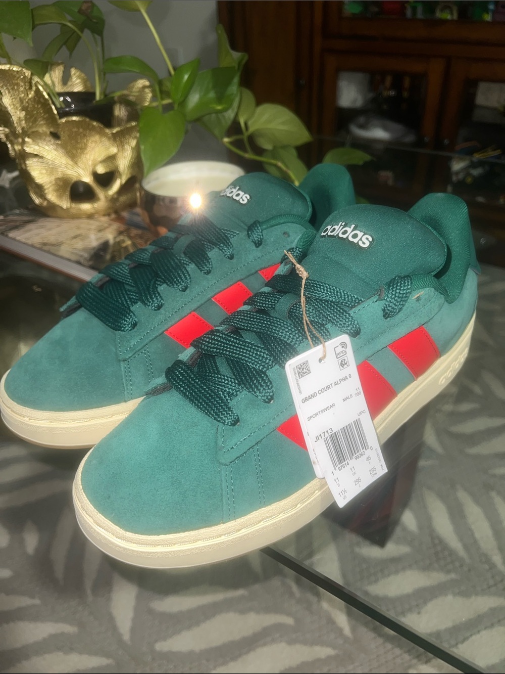 Adidas Mens Grand Court Alpha - Picture 5 of 12